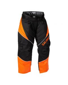 Salming Atlas Goalie Pant Junior orange/schwarz