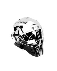 Unihoc Goaliemaske INFERNO 66 weiss/schwarz (cat-eye cage)