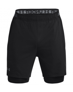 Under Armour Vanish Woven 2in1 Shorts Herren black / pitch gray