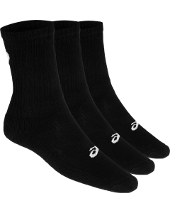 Asics 3PPK Crew Sock schwarz