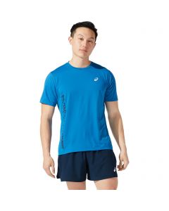 Asics Run SS Top Men rebornd blue/french blue