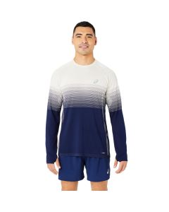 Asics Seamless LS Top Men birch / blue expanse