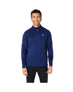 Asics Road Winter 1/2 Zip Top Men blue expanse