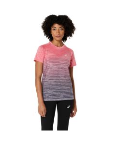 Asics Seamless SS Top Lady coral reef / greyish purple