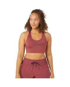 Asics Core Logo Bra Lady brisket red / port royal