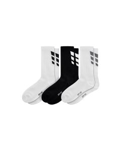 Erima 3 Wings Socks 3pack white/black