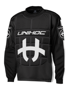 Unihoc Goalie Sweater Shield schwarz Junior