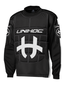 Unihoc Goalie Sweater Shield schwarz Senior