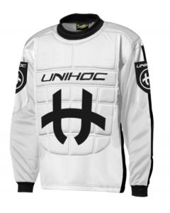 Unihoc TH-Pullover Shield weiss/schwarz