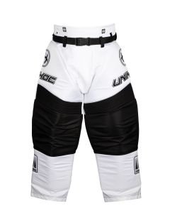 Unihoc Goalie Pants Inferno all white Senior