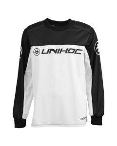 Unihoc TH-Sweater KEEPER schwarz/weiss