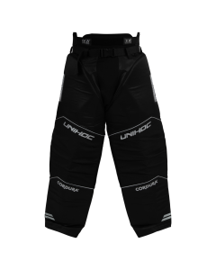 Unihoc Goaliehose Alpha schwarz/silber Senior