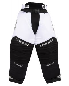 Unihoc Goaliehose Alpha Weiss/Schwarz