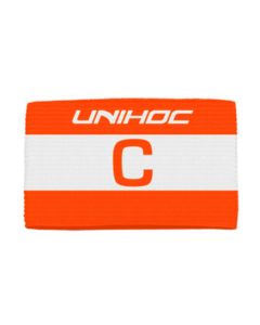 Unihoc Captainbinde Skipper rot/weiss