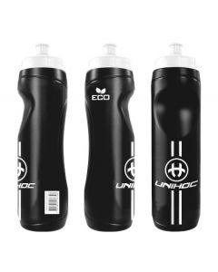 Unihoc Wasserflasche Eco schwarz 0.9L