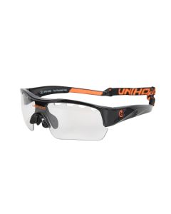 Unihoc Brille Victory Junior Schwarz/Neon Orange
