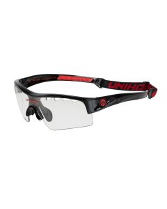 Unihoc Brille Victory schwarz/rot kids
