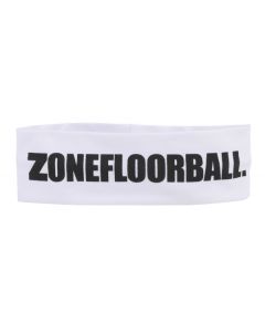 Zone Headband LOGO HUGE mid weiss