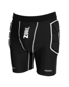 Zone Goalie Shorts Upgrade Black/Silver Senior
