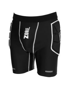 Zone Goalie Shorts Upgrade Black/Silver Senior