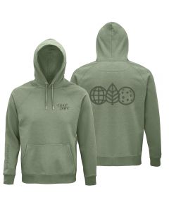 stockschlag.ch Hoody Eco Line grün Senior vorne