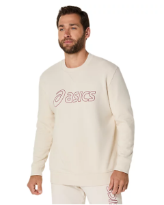 Asics Asics Sweatshirt Men birch /burnt red