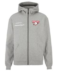 Craft Community 2.0 FZ hoody Hurricanes Glarnerland grau NEU Junior