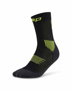 CEP run socks mid cut 5.0 black/lime Men