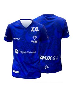 Unihockey Nati Trikot Finnland original Home blau Junior
