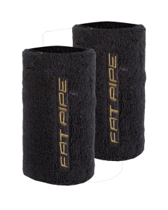 Fat Pipe Wristband Code 2-pack schwarz/gold