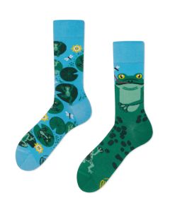 Many Mornings Froggy Frog Crew-Socken