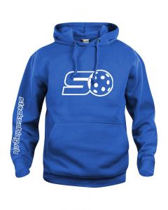 stockschlag.ch Outline Hoody blau Junior