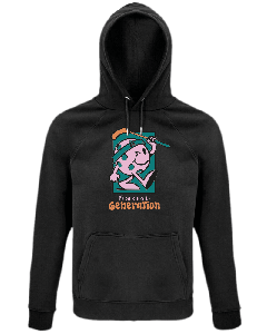 Stockschlag.ch Hoody Floorball Generation schwarz Senior