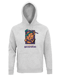 Stockschlag.ch Hoody Floorball Generation grau Junior