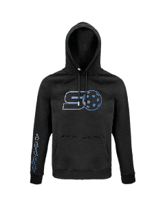 Stockschlag.ch Hoody Eco Line Fusion schwarz/blau Senior