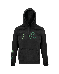 Stockschlag.ch Hoody Eco Line Fusion schwarz/grün Junior