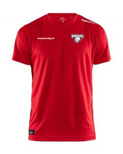 Craft Squad Jersey Solid Hurricanes Glarnerland rot Junior