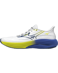 Mizuno WAVE RIDER 29 men white/estate blue/lightning yellow