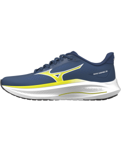 Mizuno WAVE INSPIRE 22 men estate blue/lightning yellow/lightning y