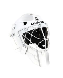 Unihoc Goaliemaske Alpha Prime Evolab Weiss