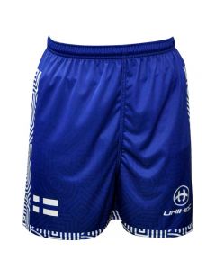 Unihoc Nationen-Shorts Finnland weiss/blau