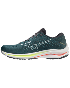 Mizuno Wave Rider 25 Hommes bleu/blanc/vert citron