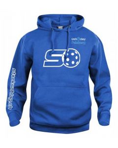 Hoodie Unihockey Felsberg blau Senior