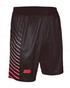 Stockschlag.ch Trainingsshorts Wave rot