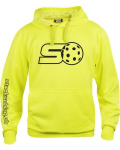 stockschlag.ch Outline Hoody neon gelb Senior