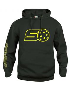 stockschlag.ch Neon Line Hoody gelb