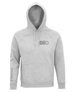 stockschlag.ch Hoody Eco Line grau Senior vorne