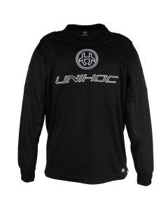 Unihoc Goalie Sweater Inferno All Black Senior