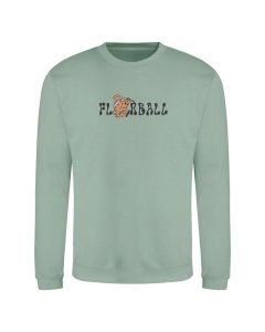 stockschlag.ch Sweatshirt Floorball Generation dusty green Junior