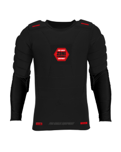 Zone Goalieweste Longsleeve Pro schwarz/rot